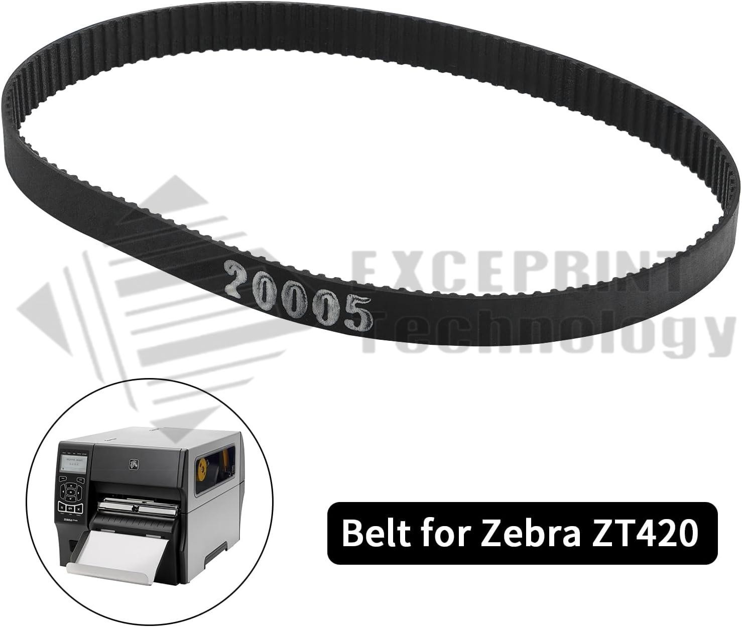 ✅ 79867M Main Drive Belt for Zebra ZT420 ZT421 Printer 300dpi 600dpi, PN:20005 ✅