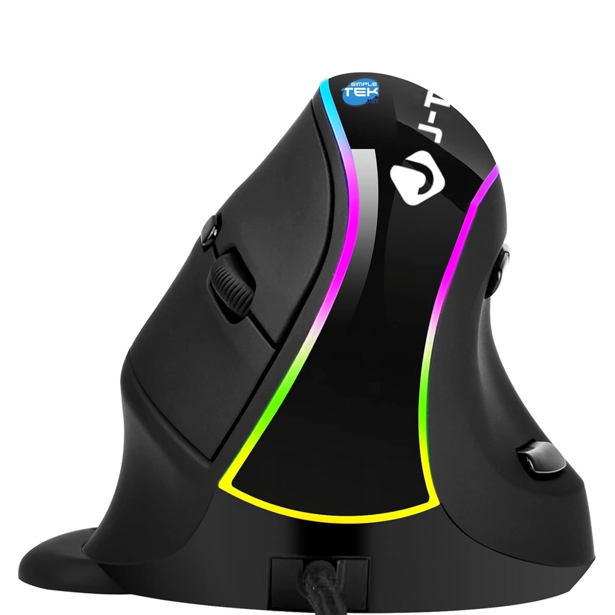 Wired Vertical Usb Mouse With Rgb Up To 3200Dpi Ergonomic