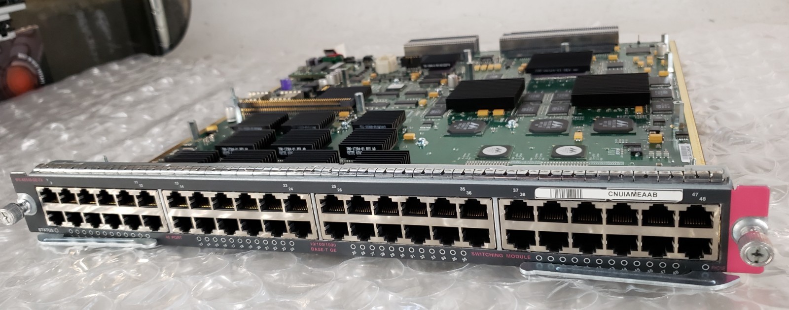 Cisco WS-X6548-GE-TX 48-Port 10/100/1000 Base-T Ethernet Switch Module