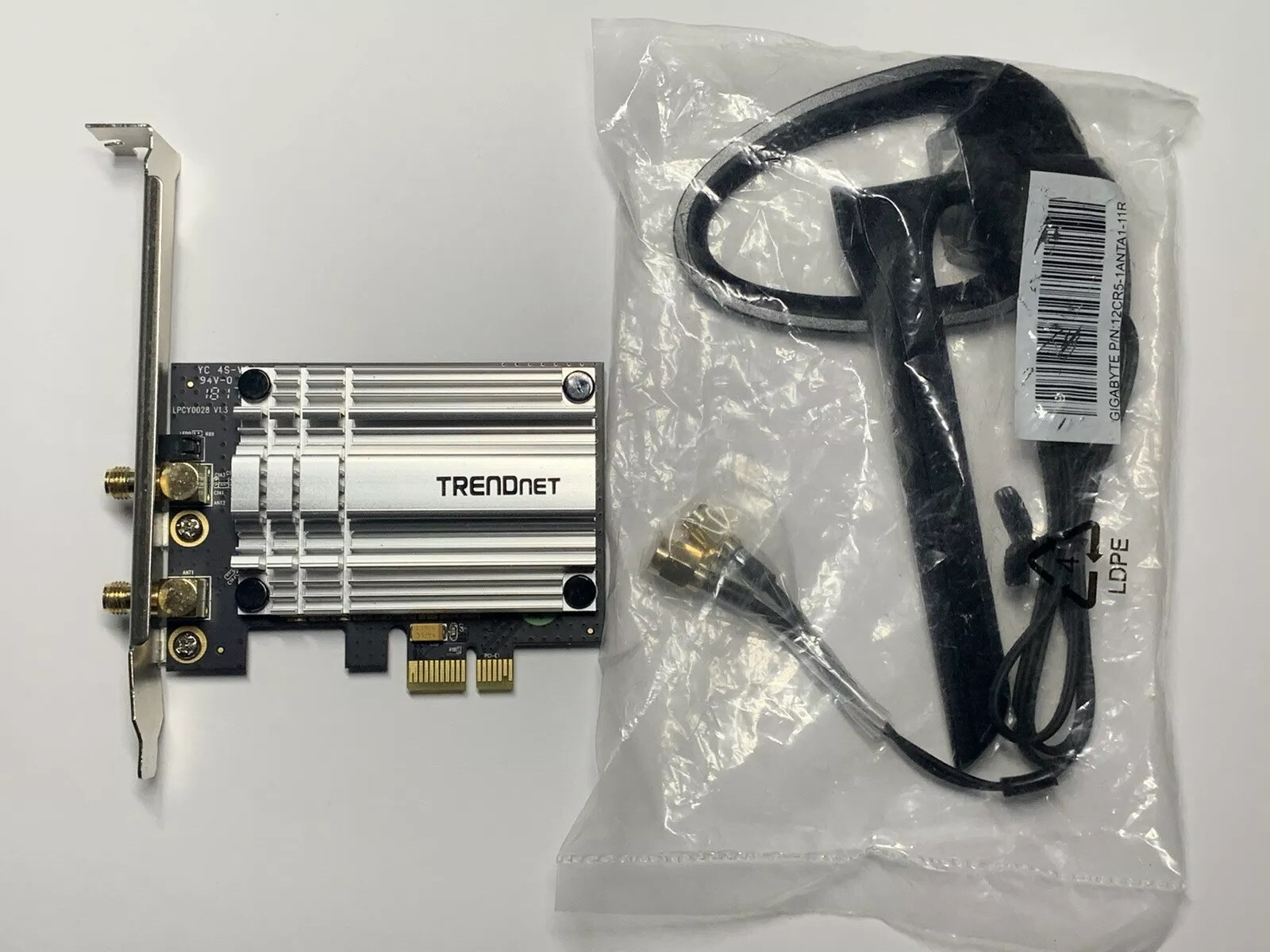 TRENDnet AC1200 High Power Long Range Wireless Dual Band PCIe Adapter, TEW-80...