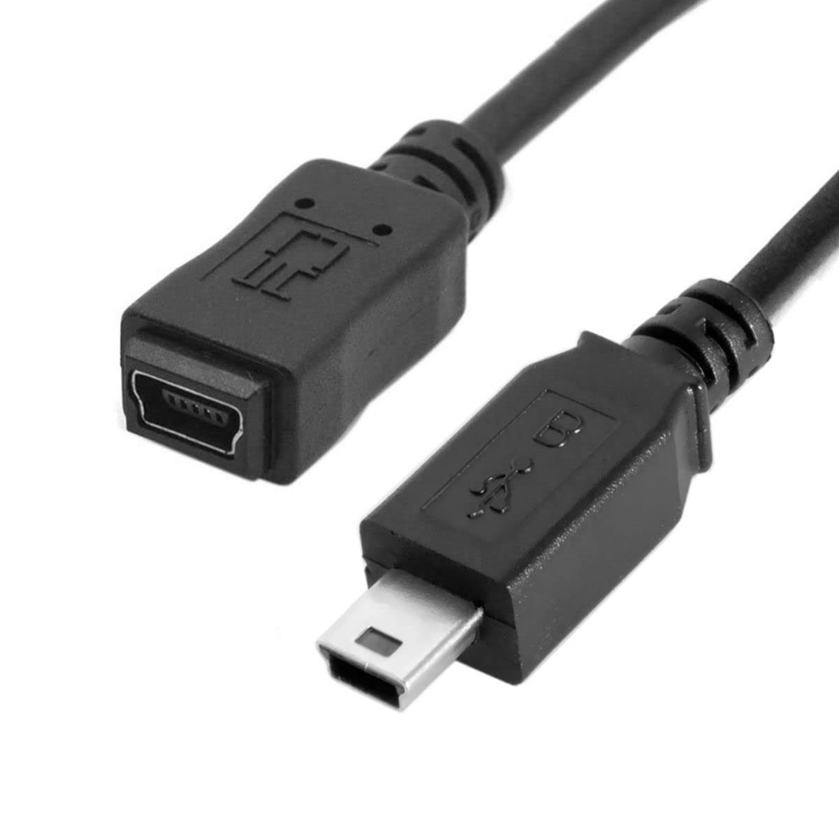 CY USB 2.0 Mini USB 5Pin Male to Female Extension Adapter Cable 5Ft Mi