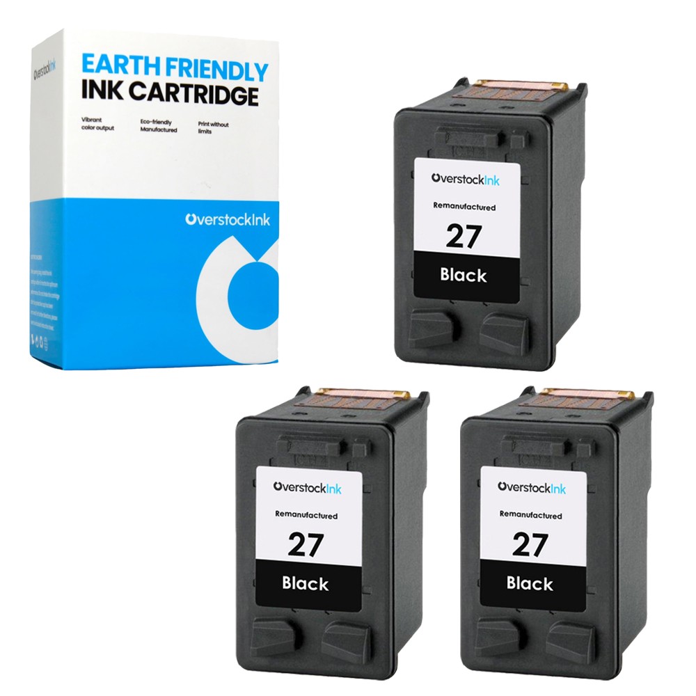 OSI 3PK Compatible Printer Ink 27 Cartridge for HP OfficeJet 4315 5600 5605 5610