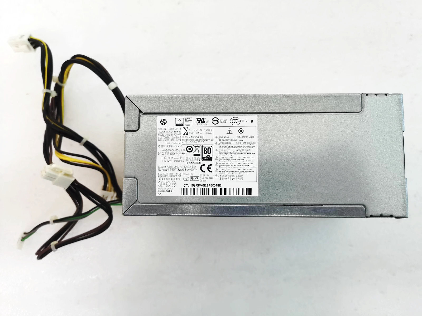 937516-004 OEM HP Pavilion 590 Series 310W Model:PCG007 Power Supply Unit
