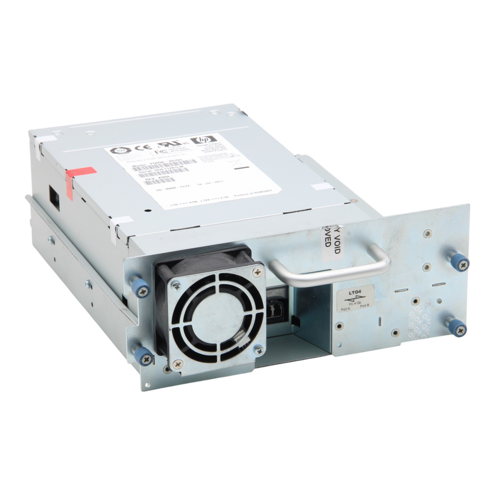 HP 453907-001 AJ042A LTO-4 Ultrium 1840 FH Tape Drive for MSL2024 MSL4048
