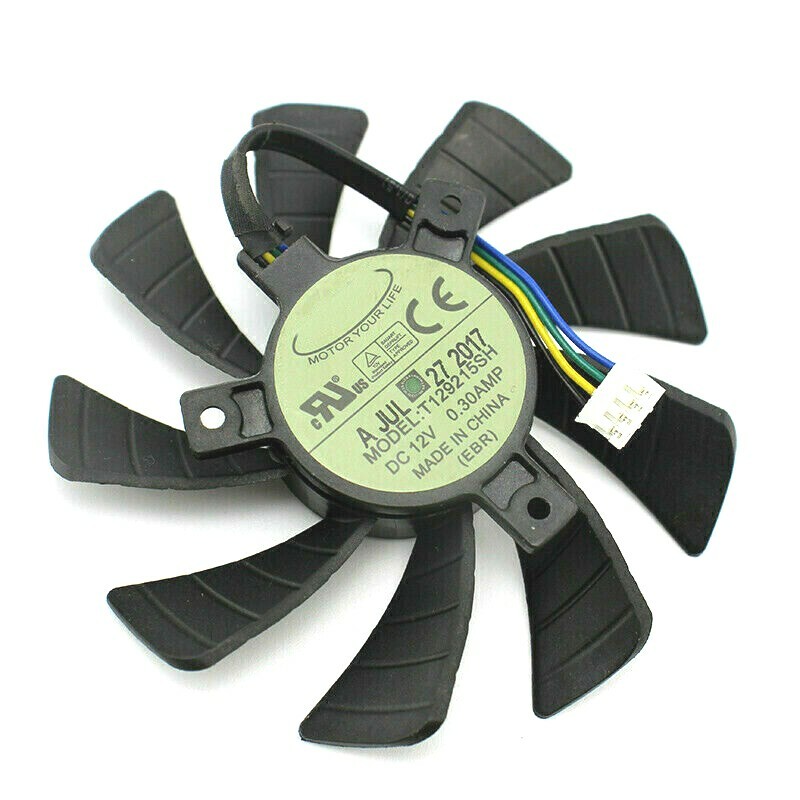 ZOTAC GTX1060 Mini ITX 3GB T129215SH 87×15MM 40MM 12V 0.30A 4Pin Video Card Fan#
