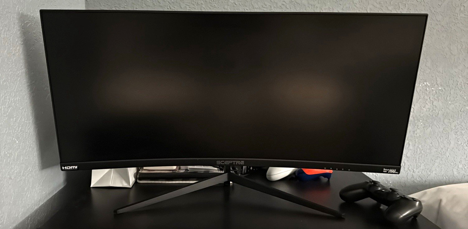 Sceptre 32in Curved Gaming Monitor C325B-185RD 185Hz FHD LED 3ms HDMI/DP