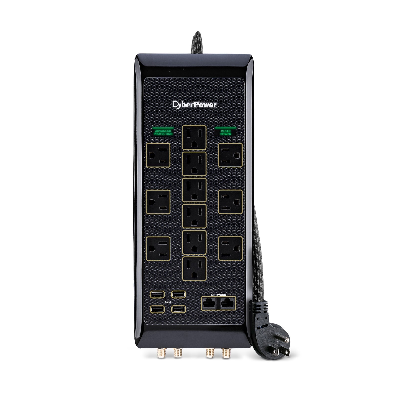 CyberPower Advanced 12 Outlet Surge Protector with USB
