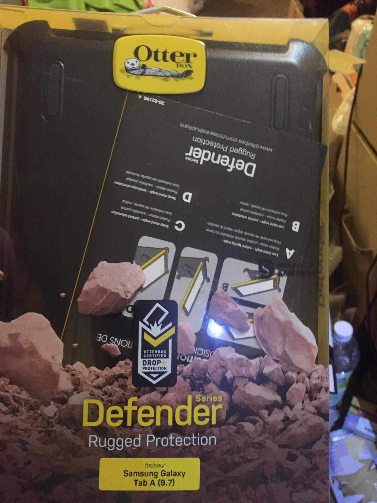  Authentic OTTER BOX Defender  SERIES Case Samsung galaxy taba (9.7)--black