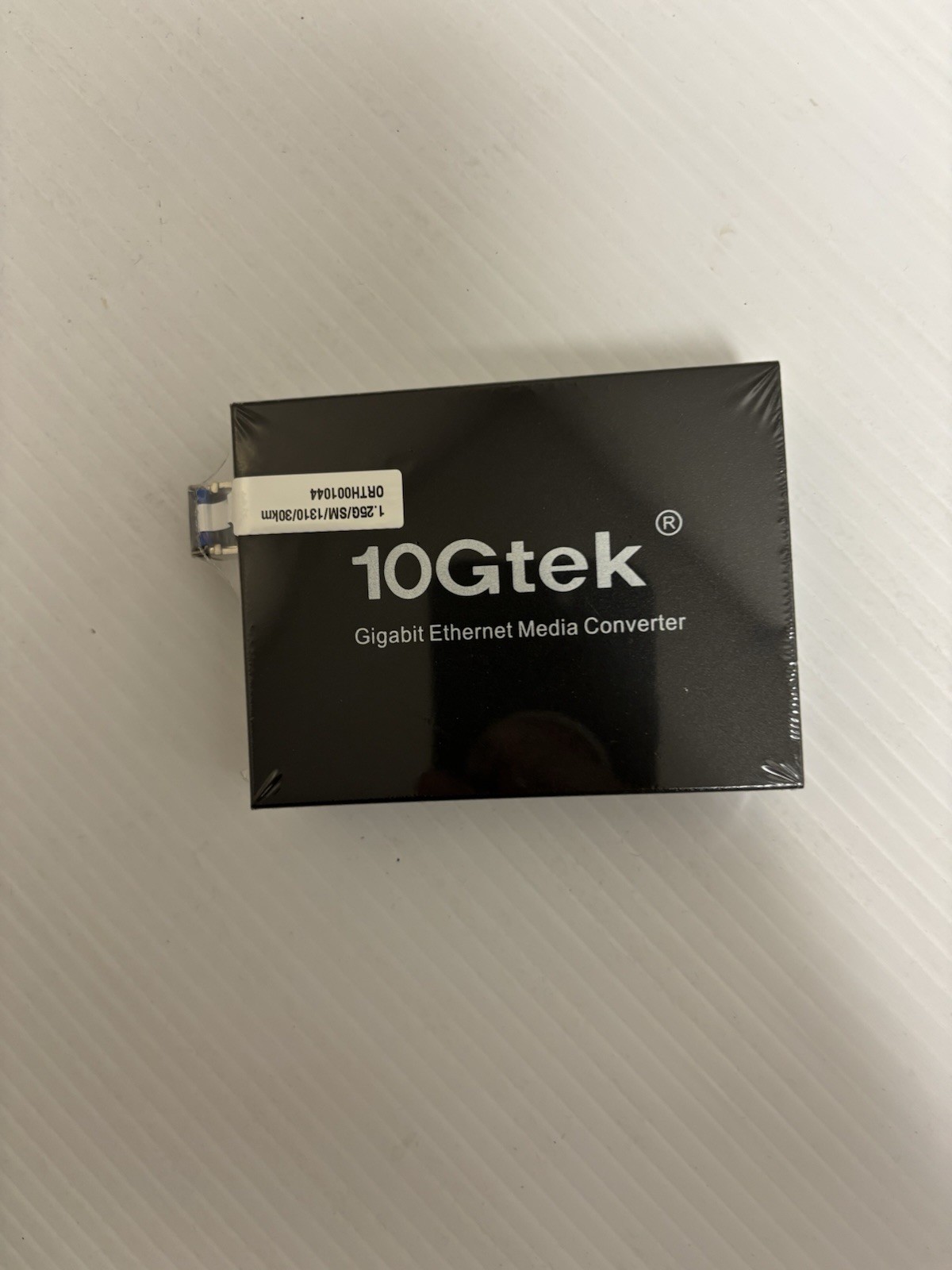 Open box. 10GTek G0101-SFP 1.25G Gigabit SFP to Ethernet Media Converter