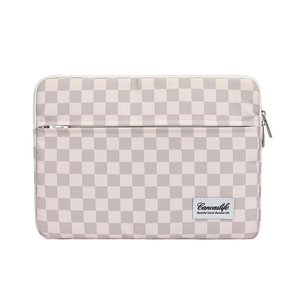 Canvaslife Neutral Checker Pattern 13 inch 13 inch/13.3 inch,