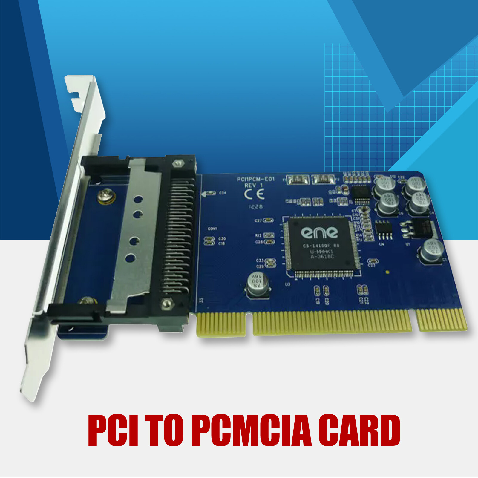 New style PCI to PCMCIA Cardbus Convert Adapter PCMCIA-PCI Card ENE Chip