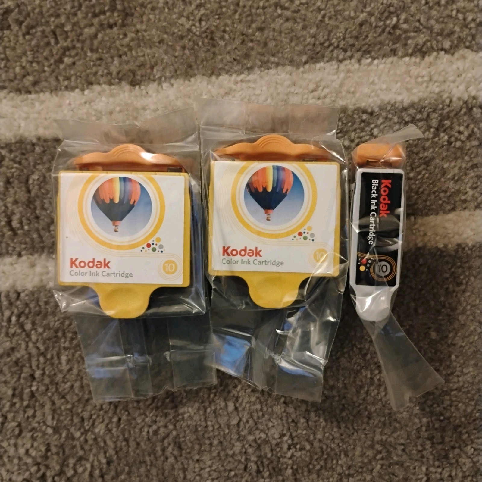 Kodak 10 Genuine/Original Inkjet Ink Cartridge 2 color 1 Black   