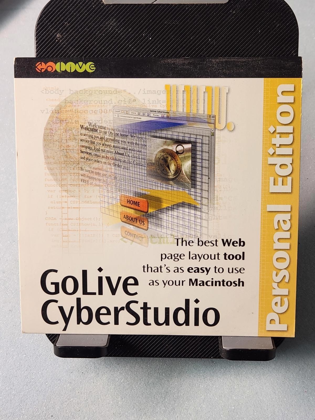 GoLive CyberStudio Personal Edition Software for Macintosh
