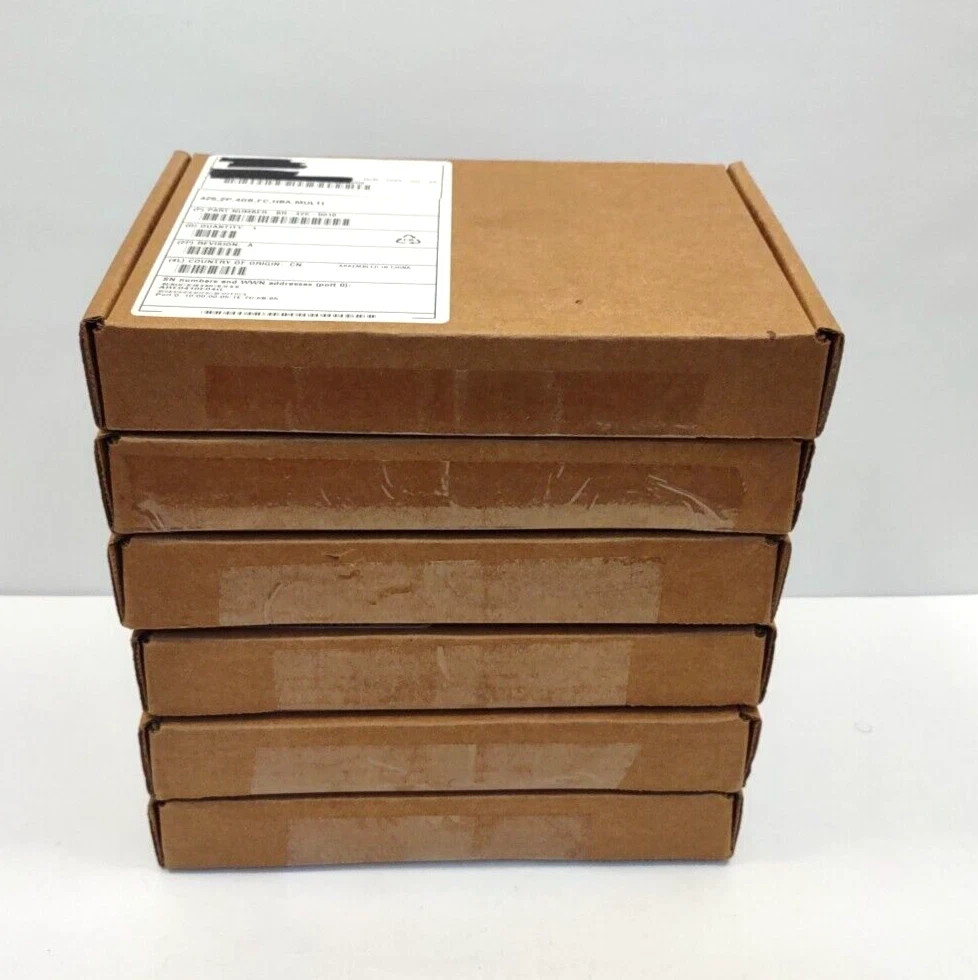 Lot of 6 Brocade BR-425-0010 Dual Port Fibre Channel Host Bus Adapter 4.0Gbps