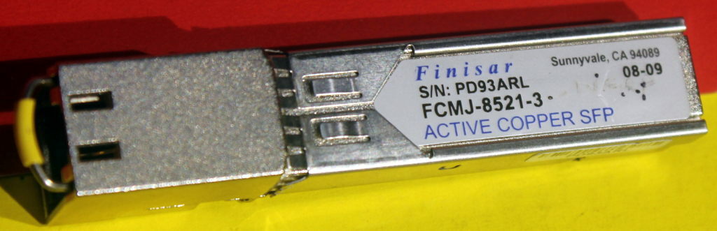 Finisar FCMJ-8521-3 Active Copper 1000Base-T SFP Transceiver 8xAvailable