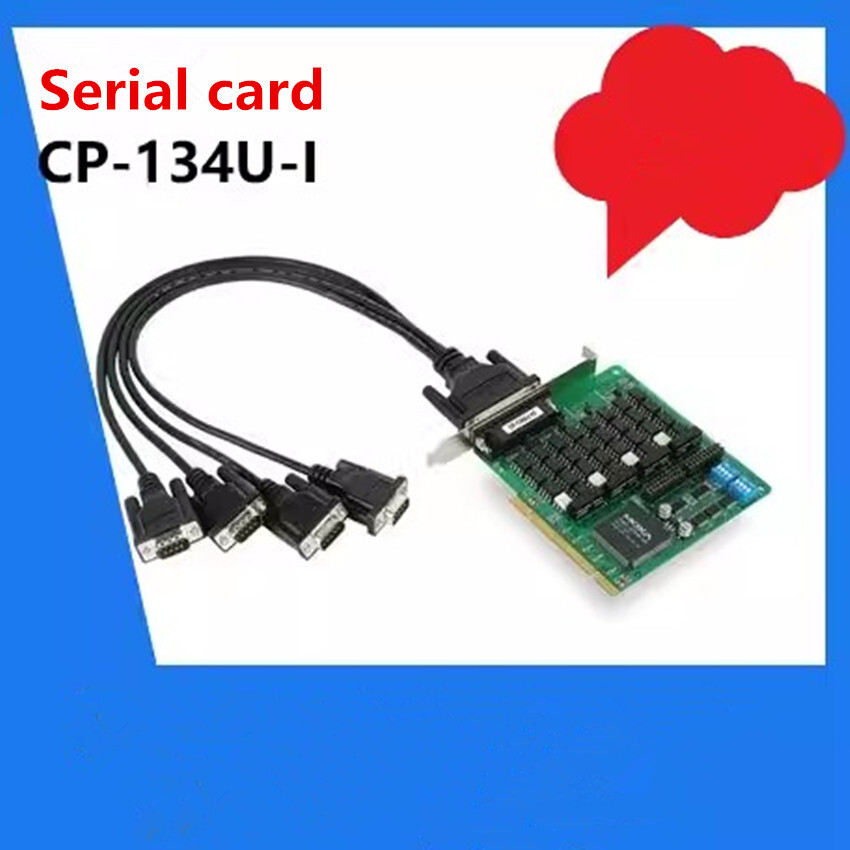 1pcs MOXA CP-134U-I 4 Serial Port PCI RS232-422-485 with Photoelectric Isolation