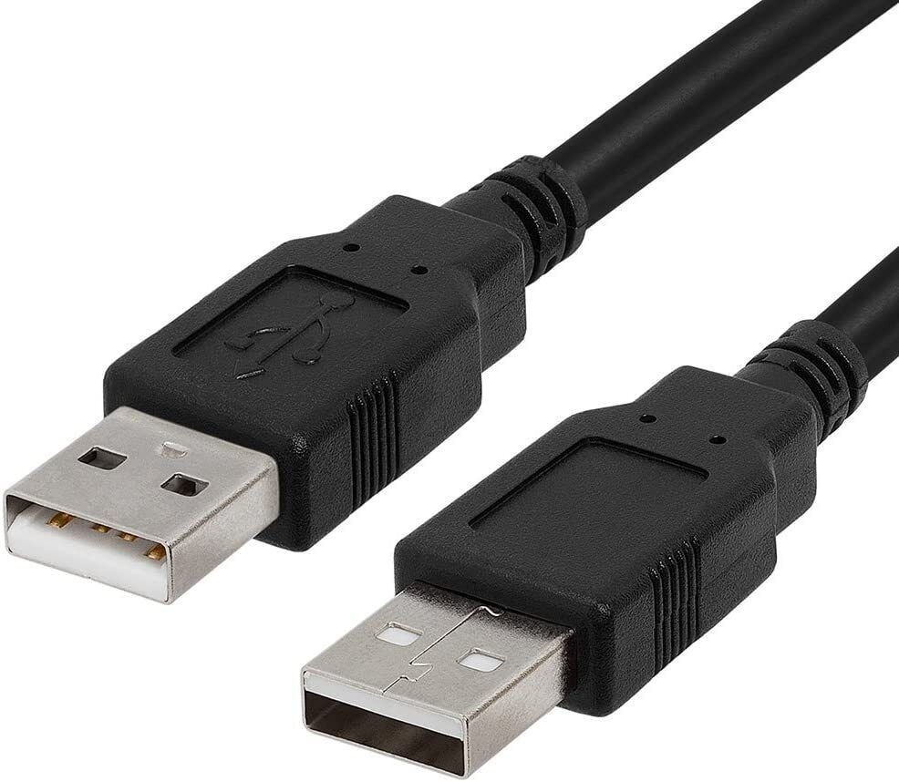 USB to USB Cable 3 Feet A-Type USB Male to Male Cord  Printer Hard Drive Modems