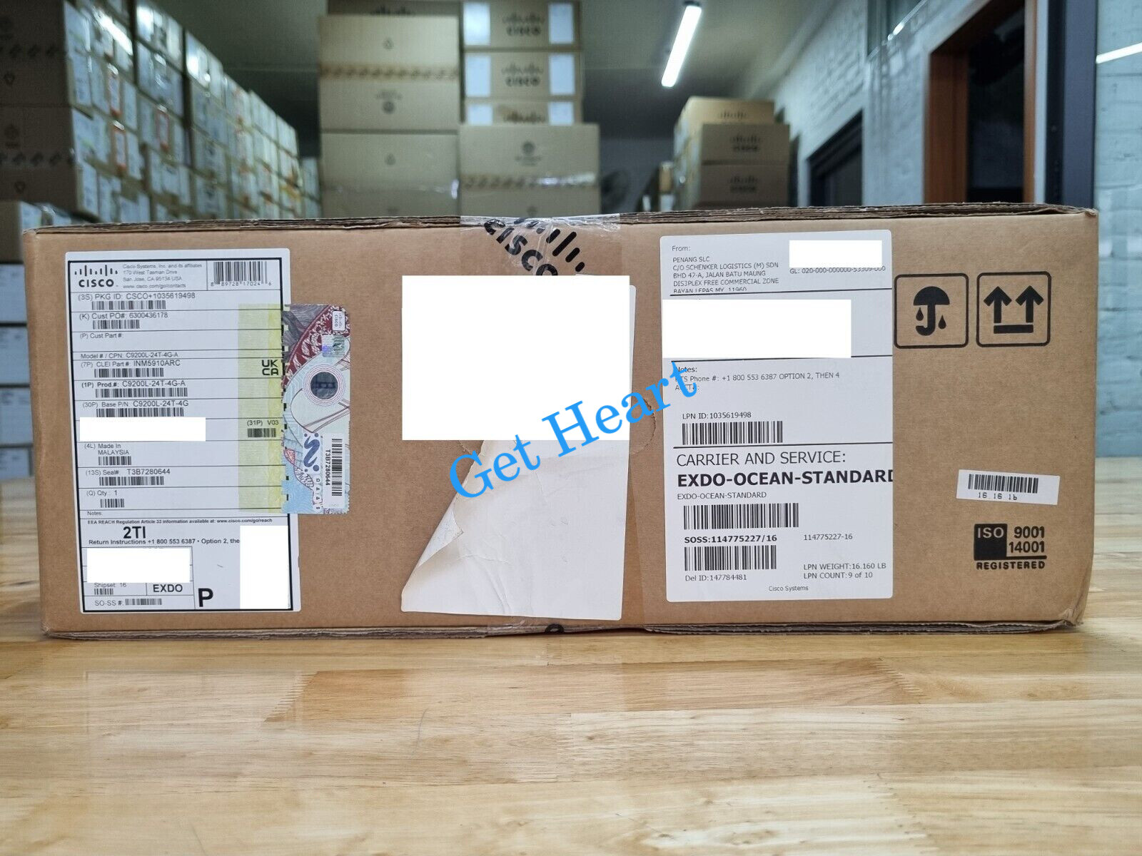 C9200L-24T-4G-A Cisco 9200L 24 Port Data, 4x1G uplink, Network Advantage