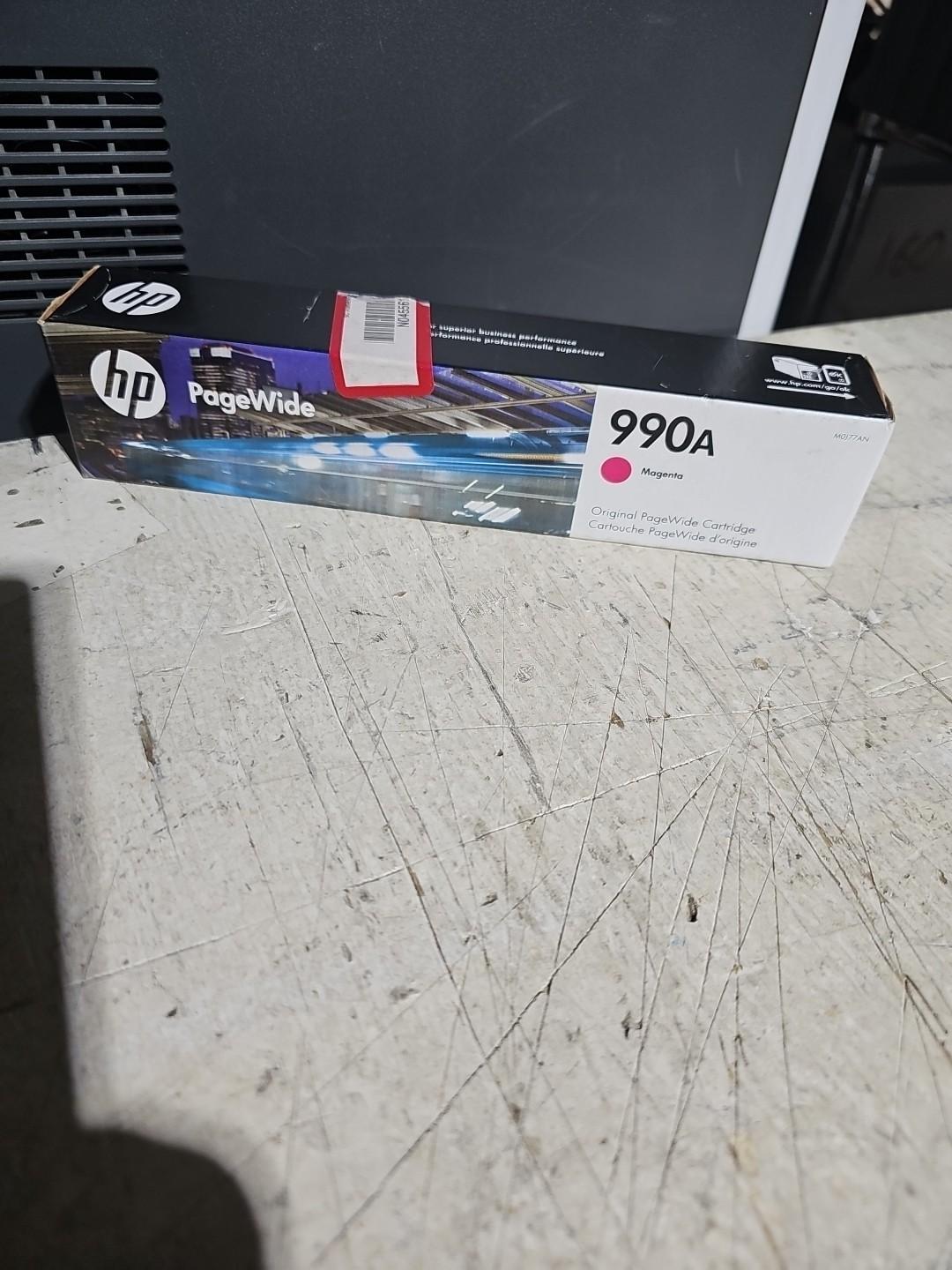 HP 990A Ink PageWide Cartridge M0J77AN Magenta-exp 03/2022.      #r31