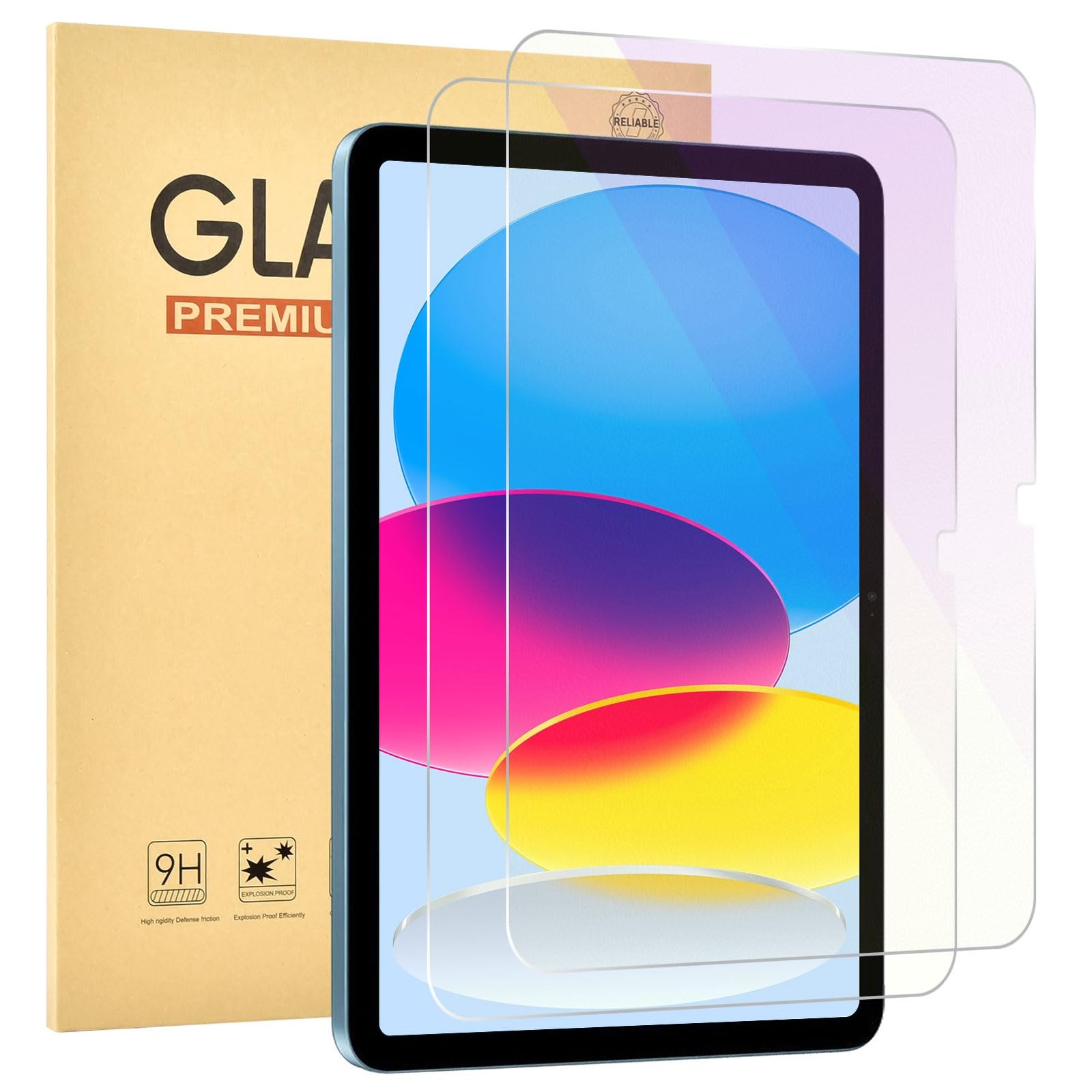 Jngnpn 2 Pack Anti Blue Light Screen Protector for iPad 11th A16 2025 11 Inch...