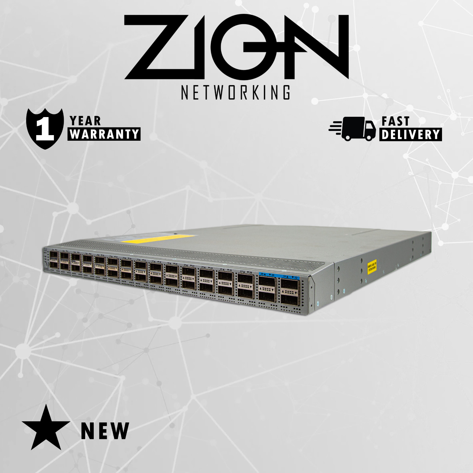 NEW Cisco N9K-C93180LC-EX 9300 Series up to 32 +40-50G QSFP+ 100-Gbps Ports