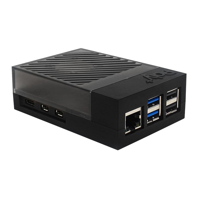 Raspberry Pi 5 POLY5+ Case Argon POLY 5+ Box Compatible with PWM Cooling Fan ABS