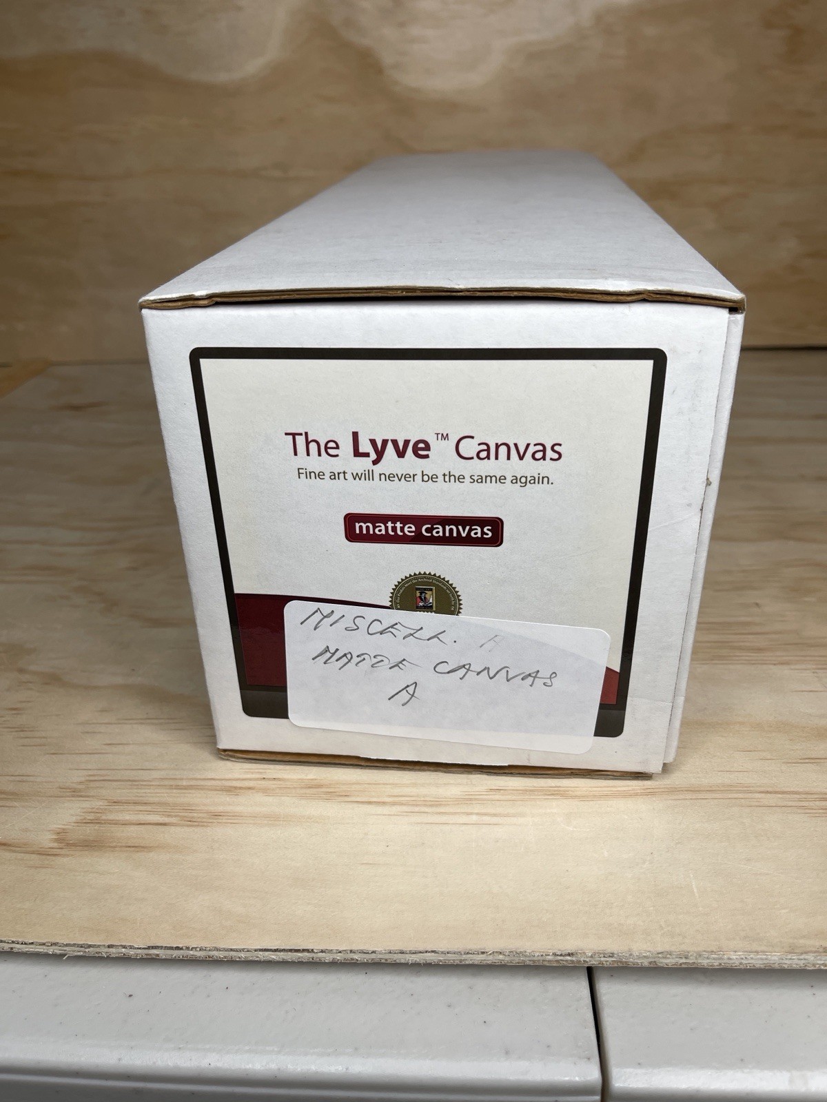 The Lyve Canvas matte 17"x20' LC17201470 new in box Breathing color