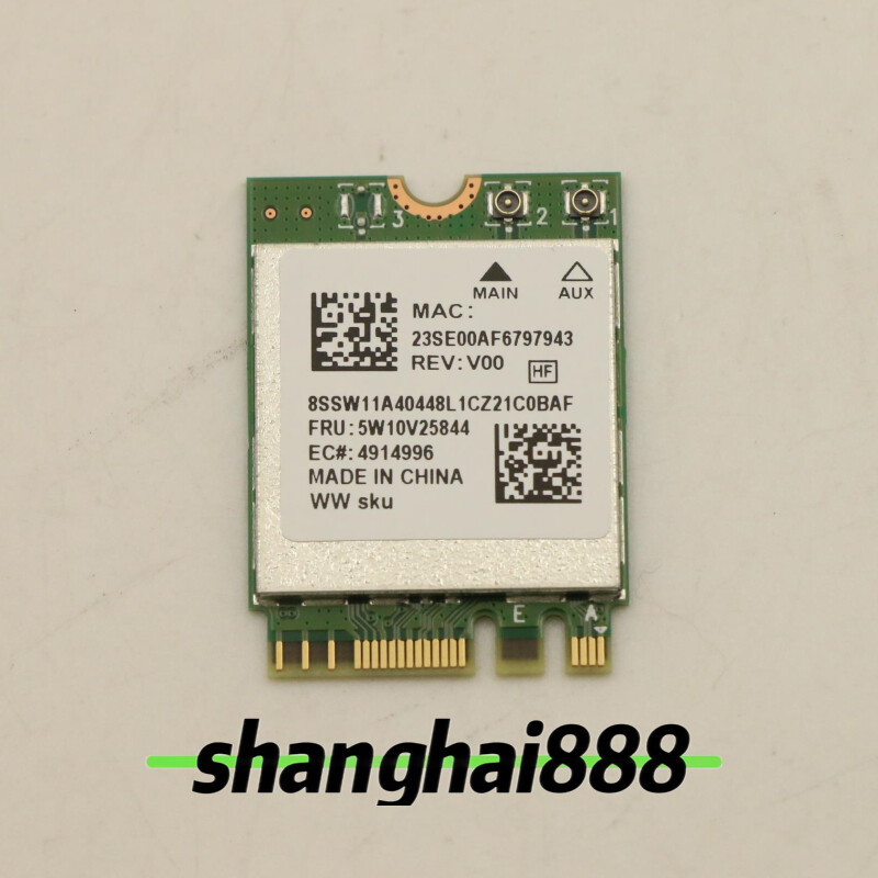 RTL8852BE for lenovo thinkpad E14 E15 Gen 4 5 WIFI wireless WLAN card 5W10V25844