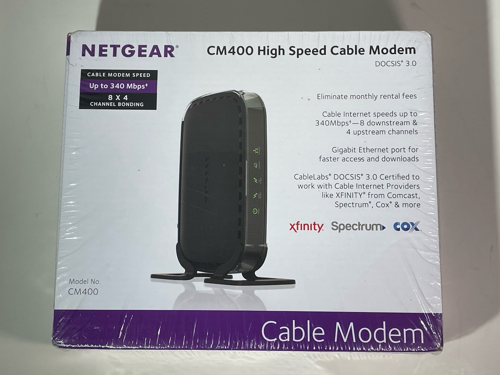 Netgear CM400 High Speed Cable Modem NEW SEALED NIB