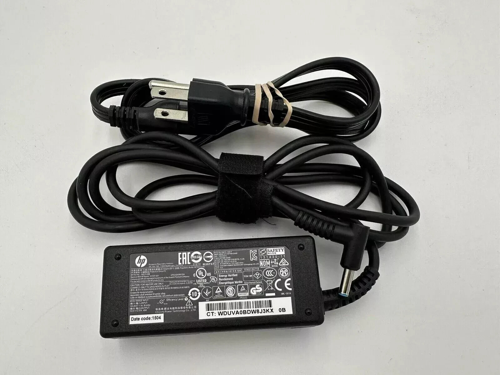HP Stream 14-ax010wm (X7S46UA) Original Laptop Charger AC Adapter Power Cord 45W