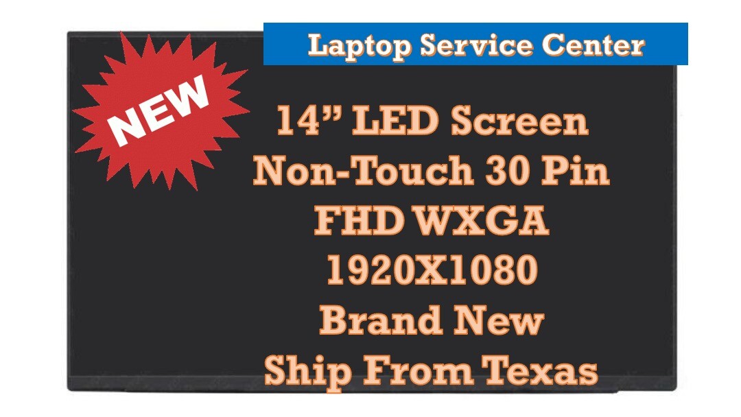 HP N26434-J91 14.0" IPS Laptop LCD Screen Panel Matrix 1920x1080 EDP 30 Pin