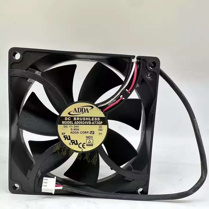 1PCS Brand New Original ADDA 9225 AD0924VB-A73GP DC24V 0.40A 92*25MM Fan