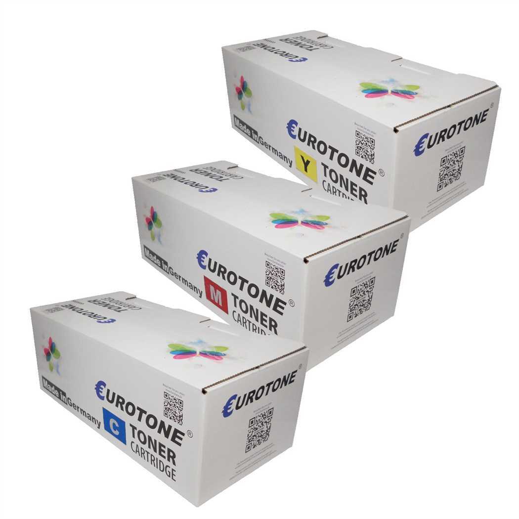 3x Eco Eurotone Toner F Triumph-Adler 5006 Ci 5007 Approx. 20.000/30.000 Pages
