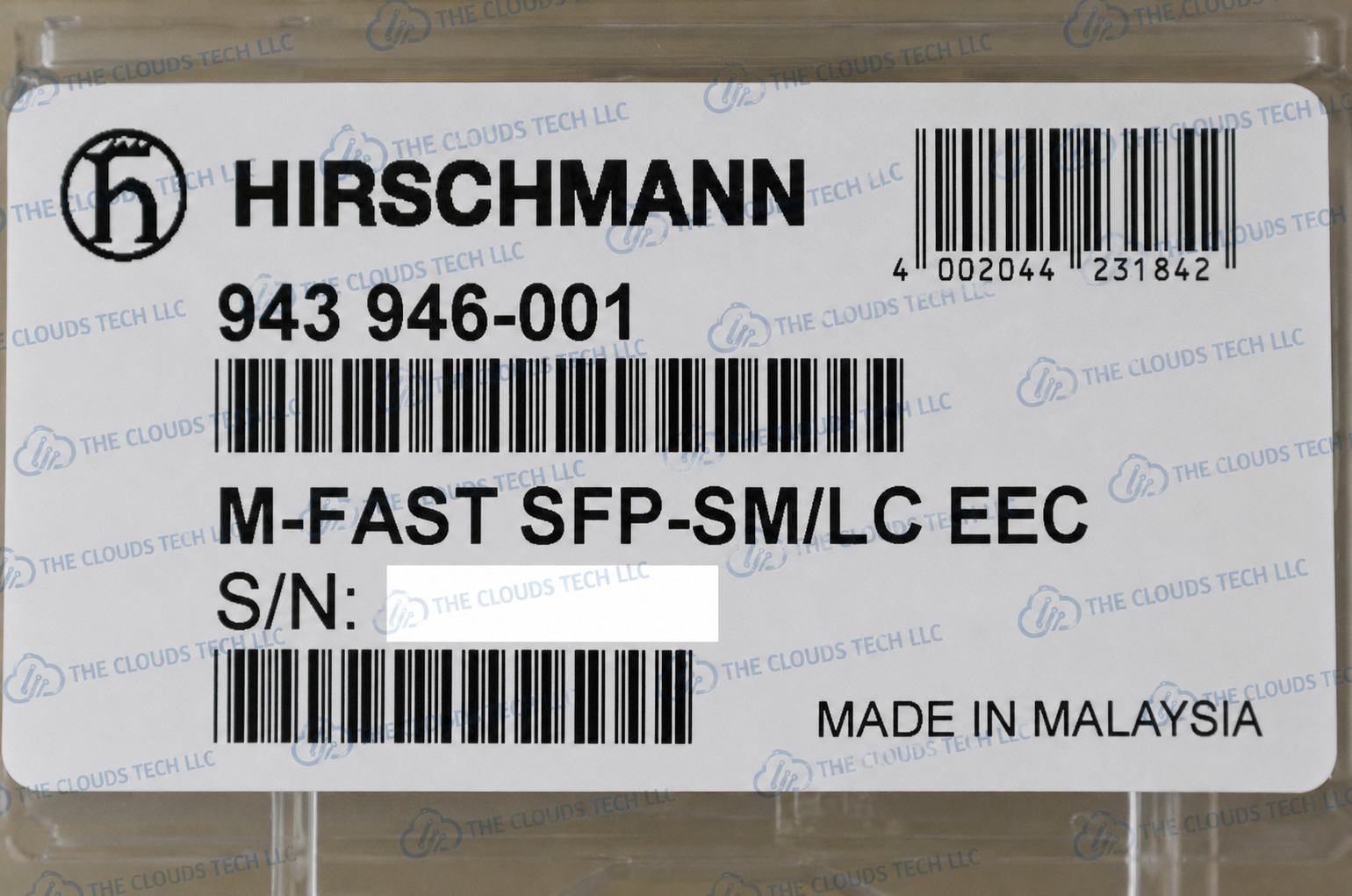 New Hirschmann 943 946-001 M-FAST SFP-SM/LC EEC 100BASE-FX 1310nm LC SMF SFP