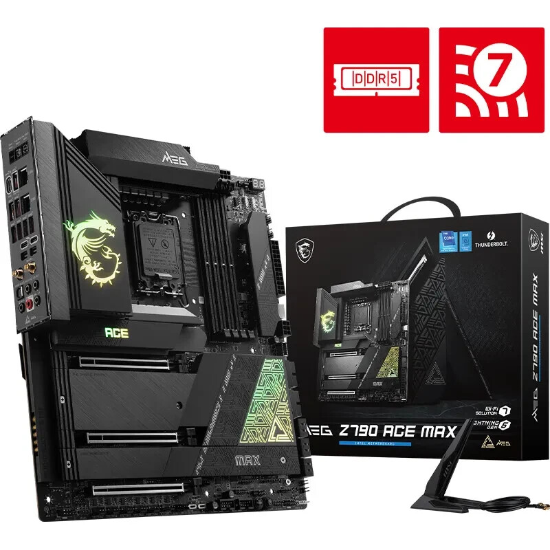 NEW MSI MEG Z790 ACE MAX Motherboard LGA1700 DDR5 E-ATX 