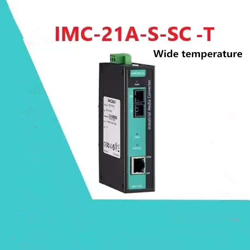 1pcs MOXA IMC-21A-S-SC-T Optical Fiber Converter Wide temperature