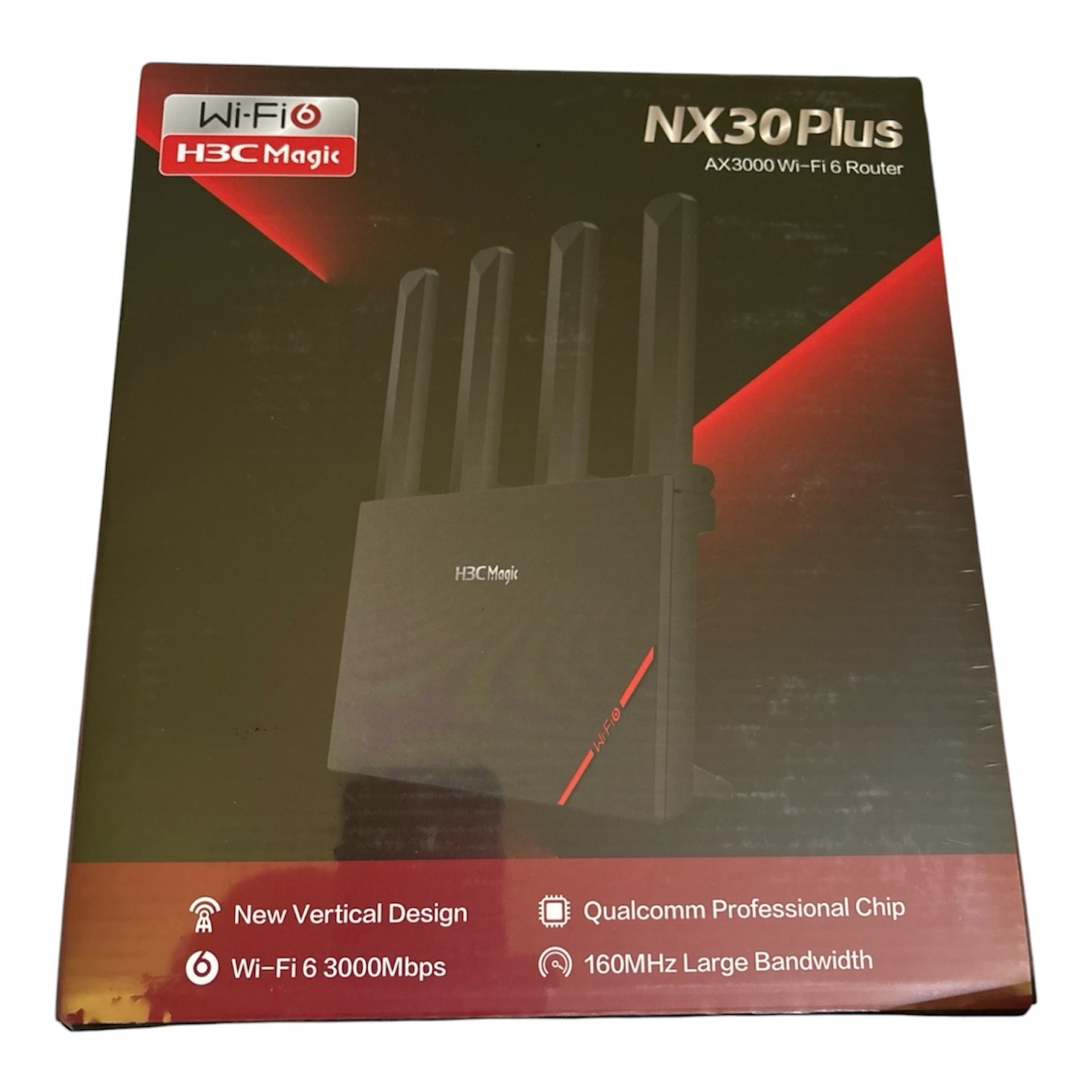 H3C Magic NX30 Plus AX3000 Wi-Fi 6 Router  160 MHz Bandwidth New  Sealed