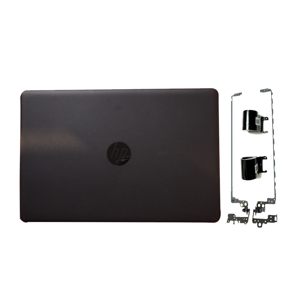 New For HP 15-BS 15T-BR 15-BW Lcd Back Cover 924899-001+Hinges+Hinge Cover Black
