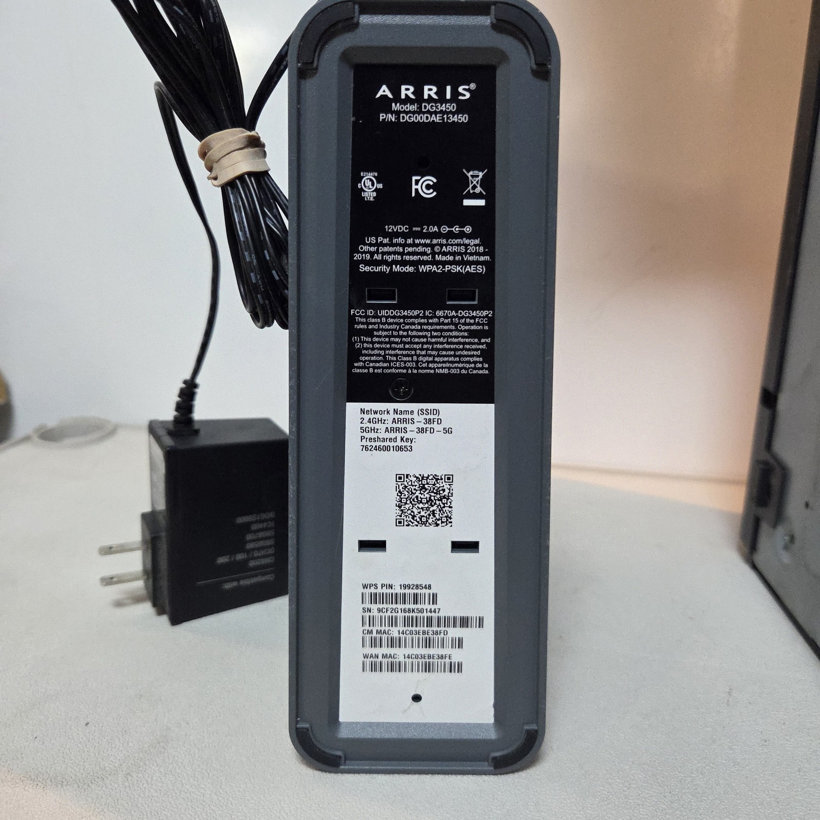 ARRIS DG3450 DOCSIS 3.1 Cable Modem - High Speed Internet