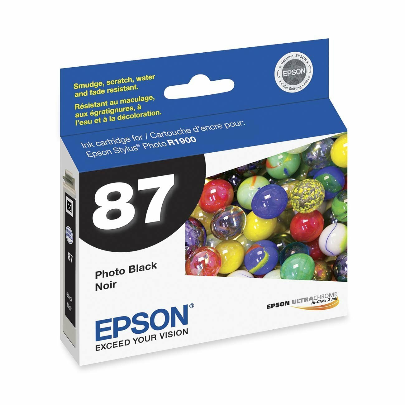 Genuine Epson 87 T0871 Photo Black Ink Cartridge for Stylus Photo R1900