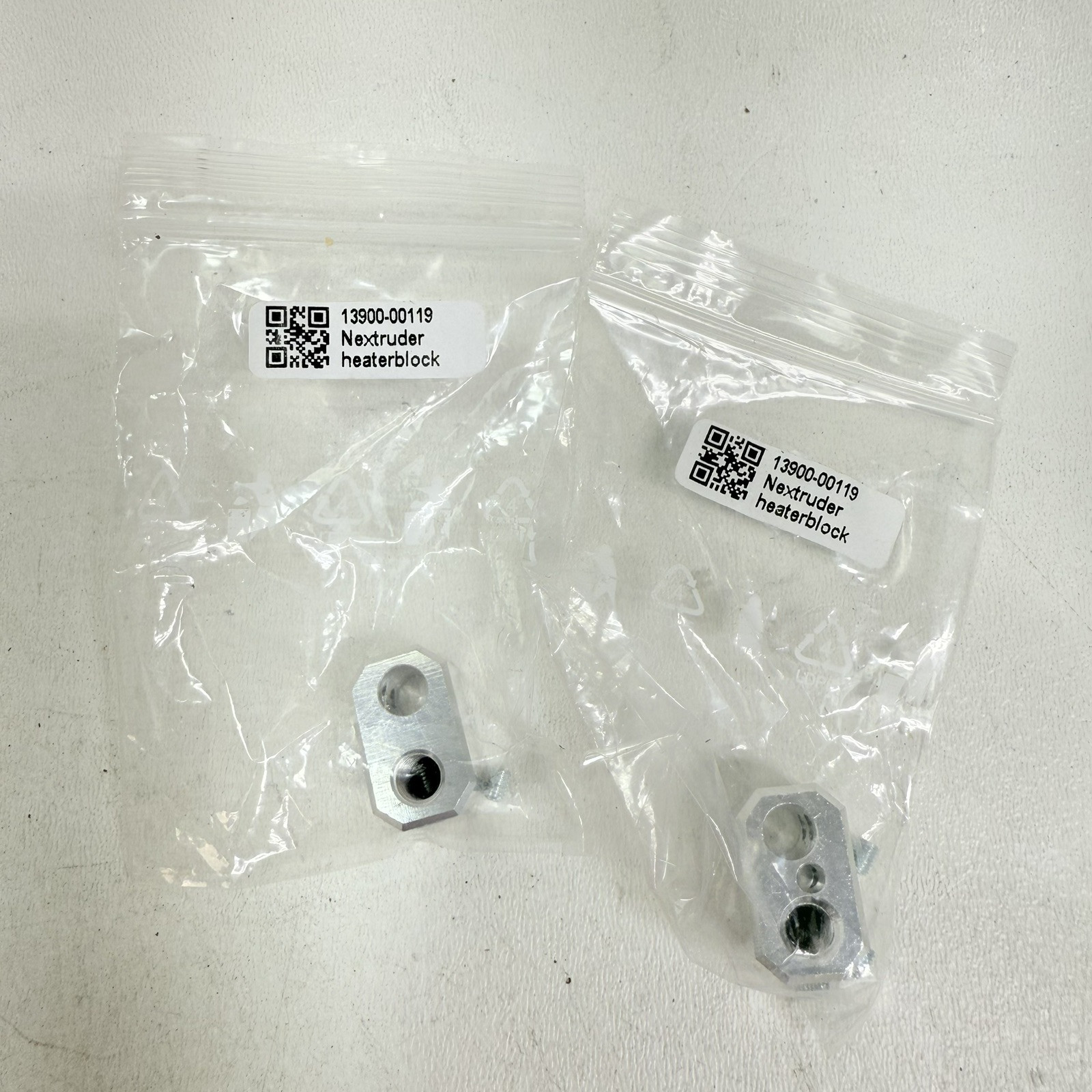 2 Pack  -  Prusa - MK4 Nextruder Heater block - Aluminium / 13900-00119
