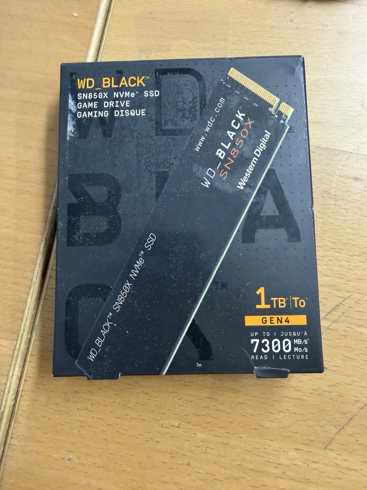 WD western digital BLACK SN850X 1TB NVMe SSD