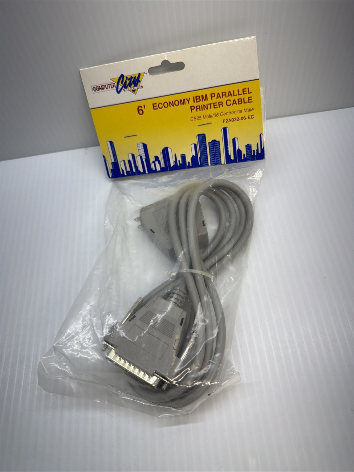 Computer City Economy IBM Parallel Printer Cable F2A032-06-EC NEW SEALED 