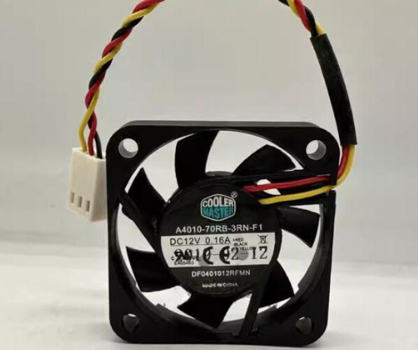 1PC Cooler Master A4010-70RB-3RN-F1 DC12V 0.16A 40*10MM cooling fan