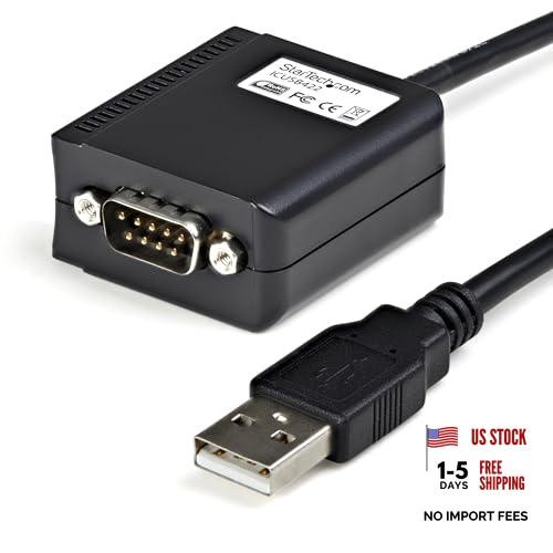 StarTech 6ft 1-Port Professional RS422/485 USB Adapter cable with COM retention