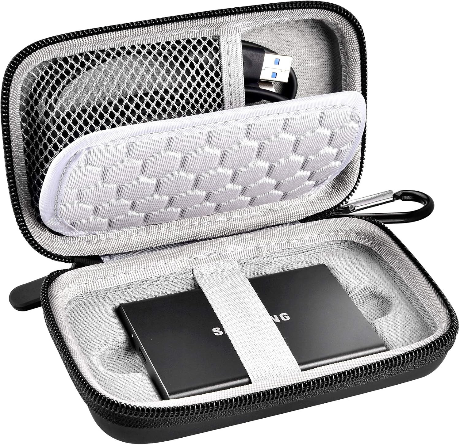 Case Compatible with T7/ T7 Touch Portable SSD 1TB 2TB 500GB USB 3.2 External