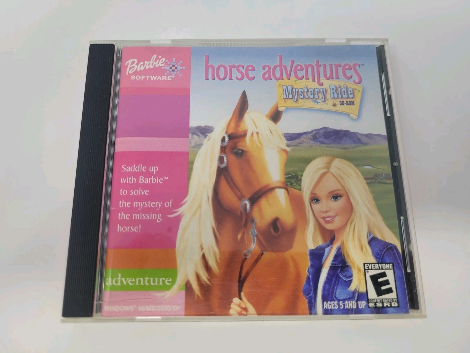 *RARE* BARBIE Horse Adventure Mystery Ride (2003) PC Video Game CD-ROM *VINTAGE*