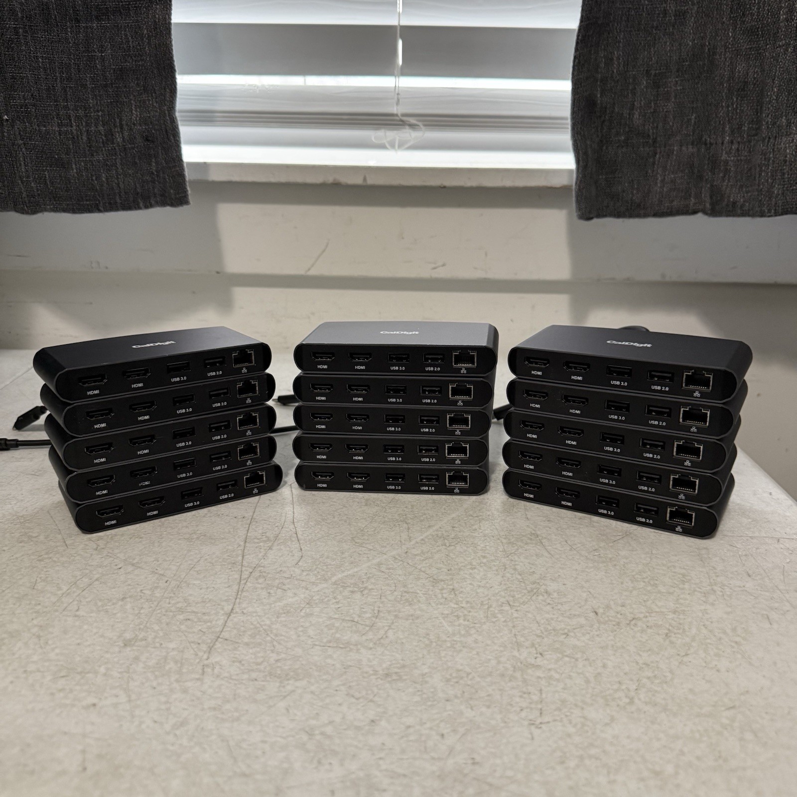 LOT OF 15 - Caldigit TB3-MINIDOCK-HM Thunderbolt 3 Mini Dock