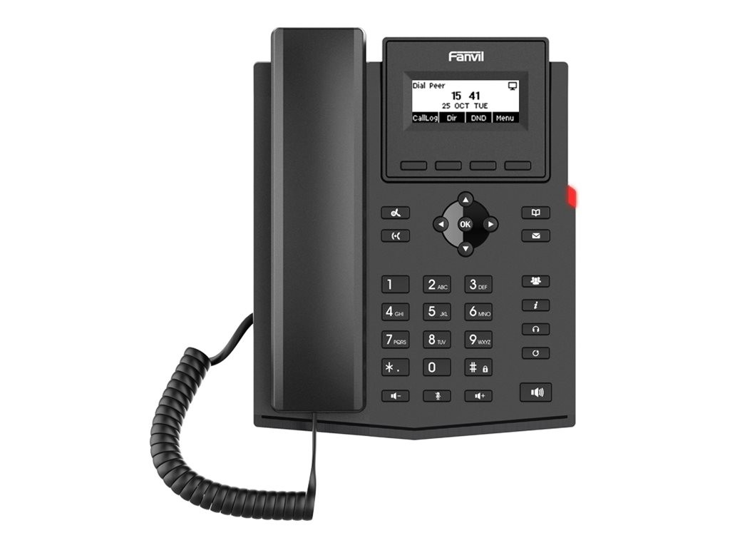 Fanvil IP Telefon X301G Black Phone voip Voice over ip TCP/IP Ethernet Power