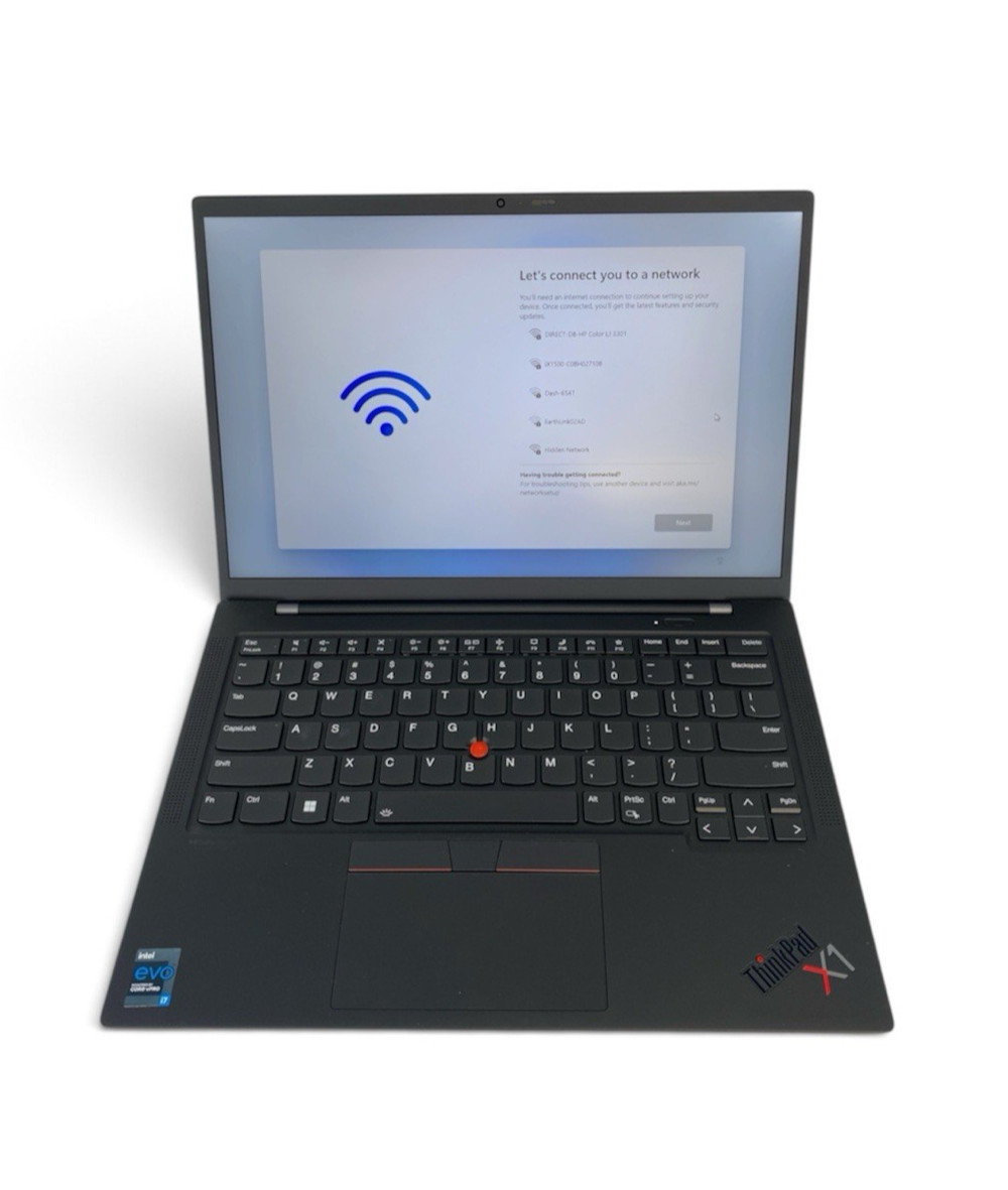Lenovo ThinkPad X1 Carbon Gen 9 14" i7-1185G7 vPro 16GB RAM 512GB M.2 SSD Laptop